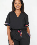 Sabafuraha Rahisi Black Scrub Set - The Harbour | Curated For You